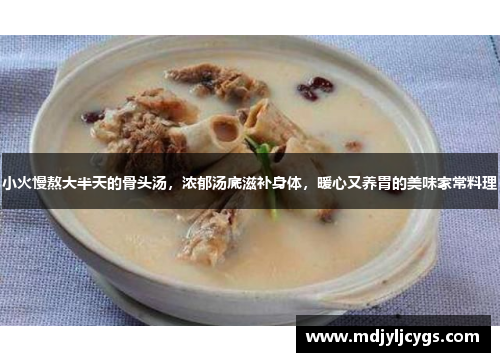 小火慢熬大半天的骨头汤，浓郁汤底滋补身体，暖心又养胃的美味家常料理