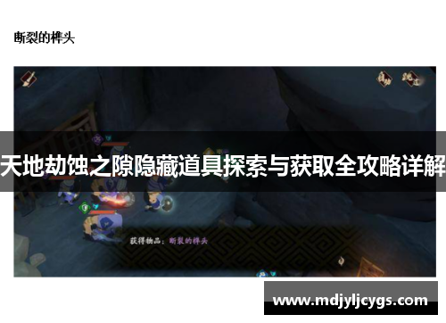 天地劫蚀之隙隐藏道具探索与获取全攻略详解